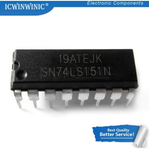 10PCS SN74LS151N DIP16 HD74LS151P DIP-16 74LS151 DIP SN74LS151