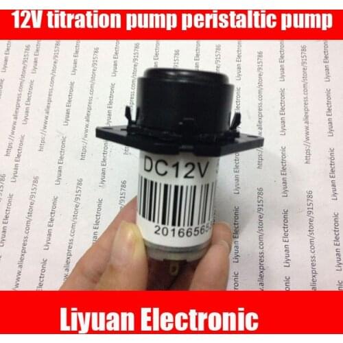12V titration pump peristaltic pump / OEM laboratory miniature peristaltic pump / 100 rpm water pump