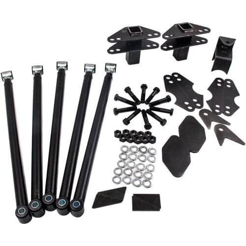 24" Parallel 4 Link Suspension Kit Universal Weld on W/ .156 Wall Tube Bars Kit