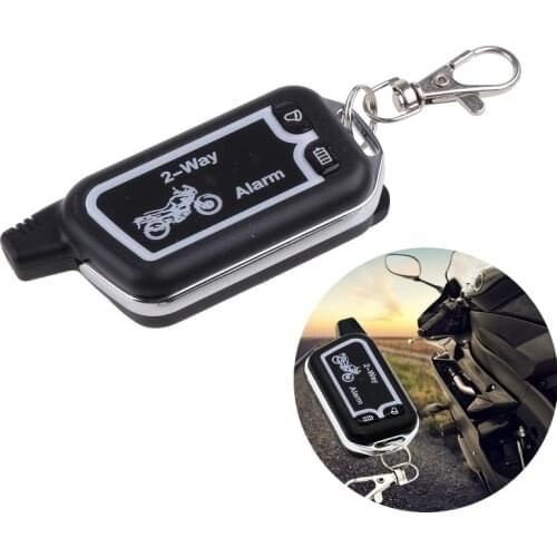3XUB Motorcycle Two Way Alarm System with Sensitive Vibration Sensor LED Display Warning