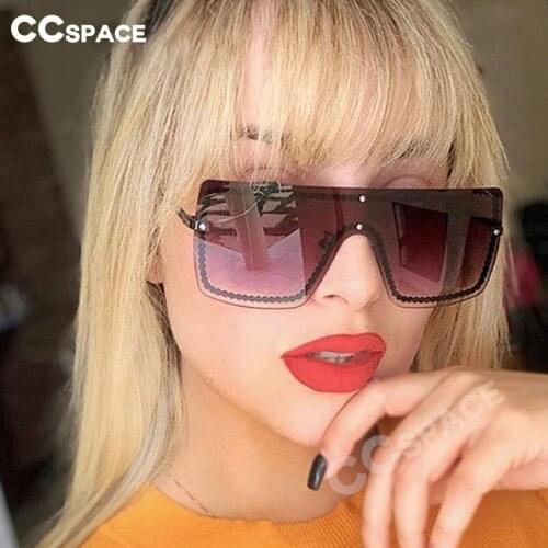 47964 Frameless One Lens Sunglasses China Men Women Fashion Shades UV400 Vintage Glasses