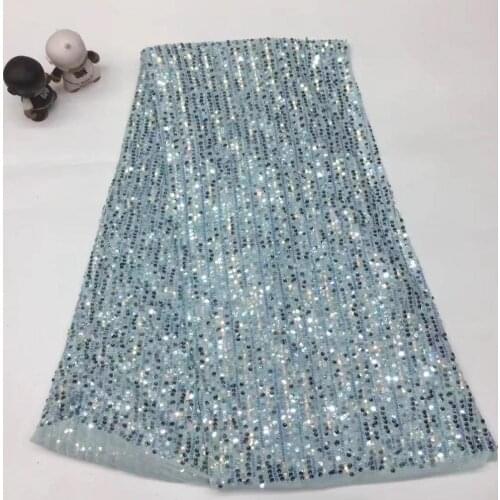 5yards/bag 7 color sequins embroidery fashion new fabric used in wedding dress design XX503