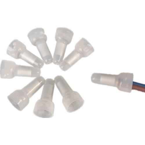 REALLY White Closed End Crimp Cap Terminal Connector Fast CE1 Electrical Wire Cable Closed Line Cap for Electrical Equipment