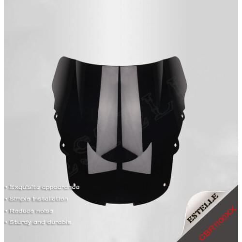 For Honda CBR1100XX CBR 1100XX 1996-2007 2 colour high quality motorcycle black windshield double bubble windshield deflector