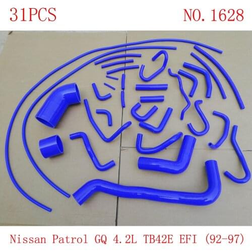 For Nissan Nissan Patrol GQ 4.2 EFi TB42E Radiator Heater Oil Cooler Air Intake Hose Duct 21503-01J00 21501-01J00 92400-32J00