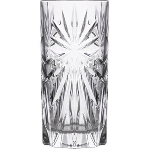 Crystal Highball Barware Glass Tall Cocktail Glasses for Water, Juice, Beer, Juice and Cocktail