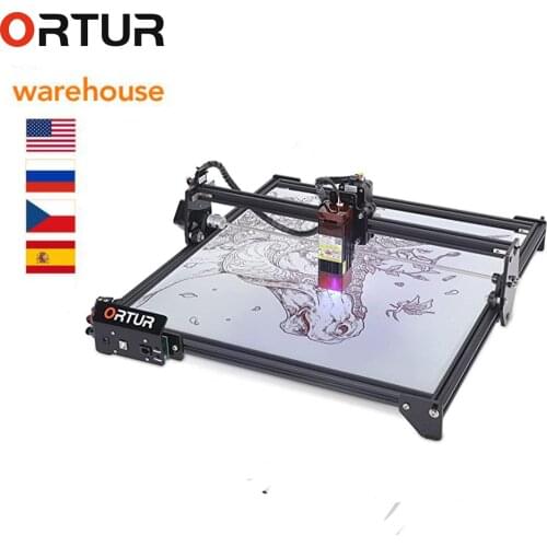 Laser Engraver High Power 5.5W Fixed Focusing Laser Engraving Cutting Machine Compressed Spot 400x430mm Large Engraving Machine