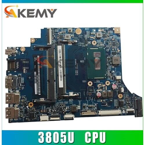 Akemy Laptop motherboard For ACER Aspire V3-331 Pentium 3805U Mainboard NBMPJ1100 13334-1 DDR3