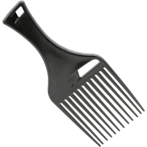 Mythus Strong Plastic Hair Afro Comb African Men Hair Trimming Comb For Haircut Styling Fork Comb Salon Accessories