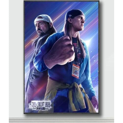 NJ152 Jay and Silent Bob Reboot Movie 2 Silk Posters and Prints wall art Art Poster Home Decor