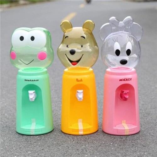 New 2L Portable Cute Water Dispenser Mini Fountain Cartoon Water Dispenser Home Office Water Dispenser Gift for Children Friends