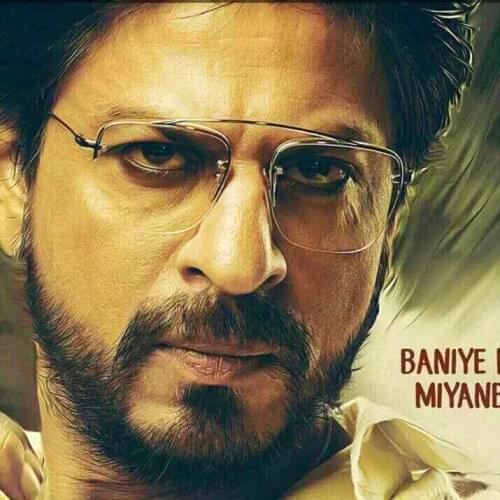 Raees Shahrukh Khan Eyeglasses Vintage Retro Glasses Metal Square Semi-Rim Frame Clear Lenses For Men