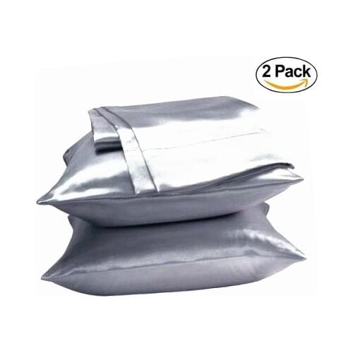 SALE !! 2pc New Queen/Standard Silk~y Satin Pillow Case Multiple Colors