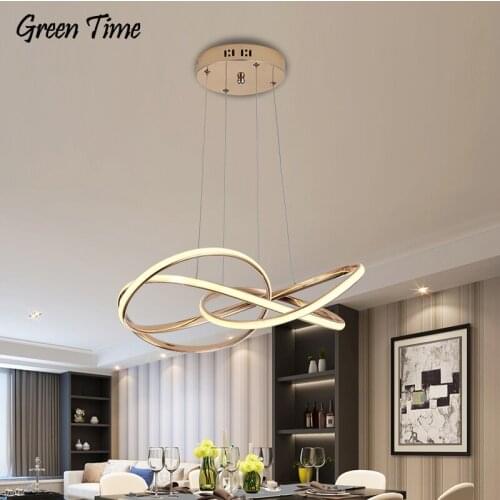 Adjustable Modern Led Chandelier For Living room Dining room Bedroom Home Lights Hanging Chandelier Lighting Lamp Lustre Fixture