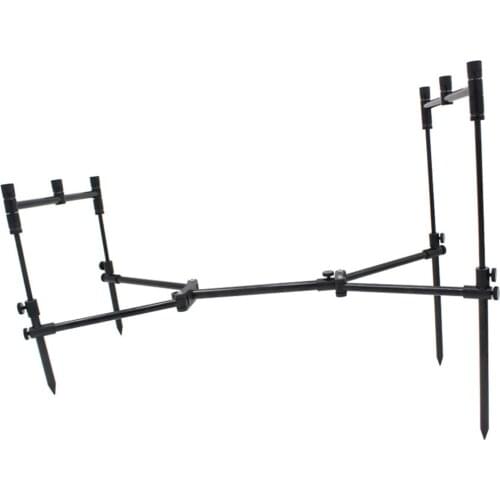 Detachable Fishing Rod Holder Aluminum Alloy Pole Rest Head Folding Angling Rods Stand Fishing Tackle Accessories