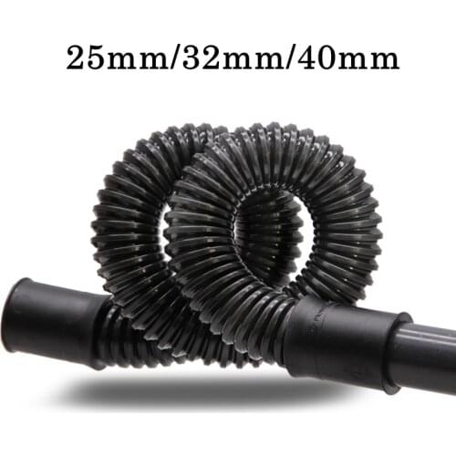 1pc 25/32/40mm Fish Tank Hose 0.3/0.5/1m Length EVA Corrugated Pipe for Water Pump Connection Any Bending