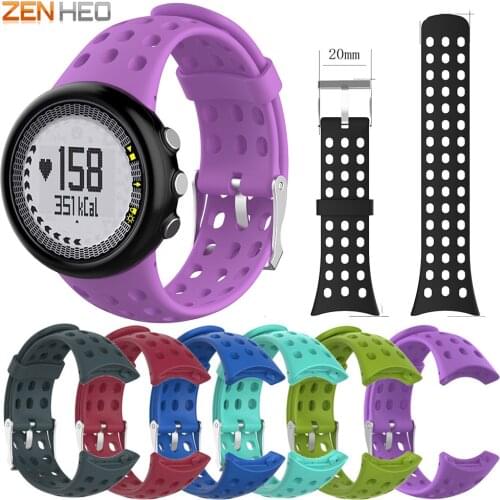 Replacement Silicone Watch Band Strap For SUUNTO M1 M2 M4 M5 Series Watchband