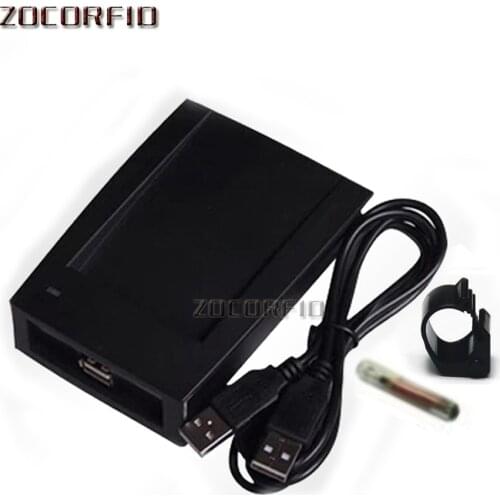 RFID Animal tag Writer 125KHZ ID Writer, 134.2KHz FDX-B ISO11784 / ISO11785read-write Free EM4305 Chip