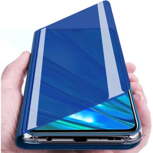 Mirror Flip Case For Realme 5 3 2 Pro x2 xt x lite Cover For Oppo k5 k3 k1 ace reno z f11 f9 pro r19 a7x a11 a11x a9 a5 a3 Cases