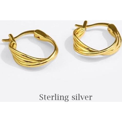 Sole Memory Creative Geometric Shiny 925 Sterling Silver Fashion Female Stud Earrings SEA799