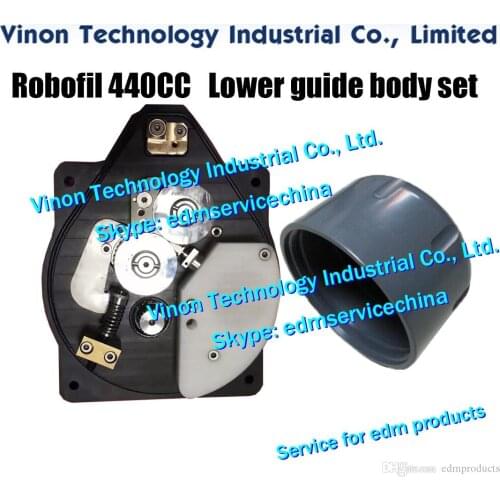 1 Set) Robofil 440CC,440SLP Lower guide body complete set included round cover Robofil 440,240 edm machines 135018483 Charmille