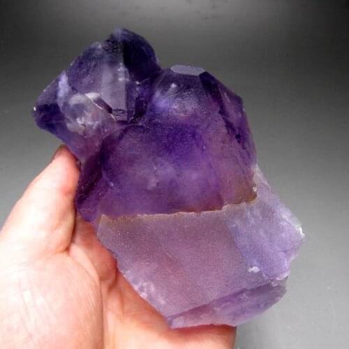 570g Purple Fluorite Cluster - crystals and stones healing Mineral specimen Home Decor feng shui decoration