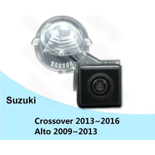 For Suzuki Crossover 2013~2016 Alto 2009~2013 Car rear view camera trasera Auto reverse backup parking Night Vision Waterproof