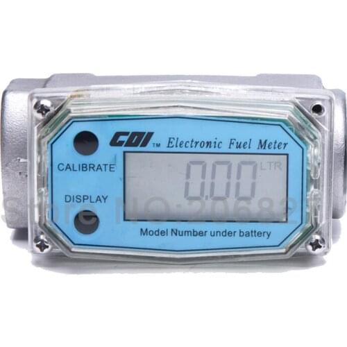 Electronic digital pulser turbine diesel fuel flow meter with high precision for oil, water