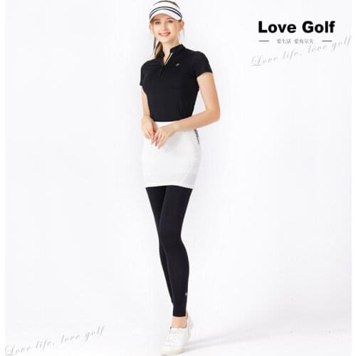 Chivalric Store LOVE GOLF LGT001 white golf sports and leisure T-shirt breathable quick-drying golf t-shirt free shipping