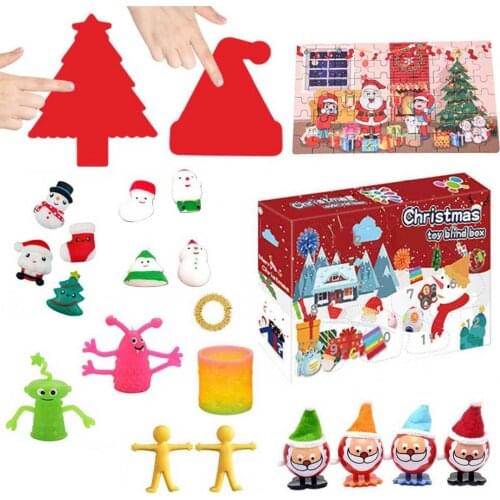 Advent Calendar 2020 for Kids, Christmas Countdown Calendar Toy for Girls Boys Kids Adults 24 Days Surprise Relief Stress Toys