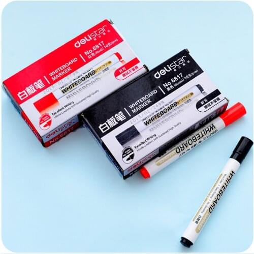 10 pcs/Lot White board Marker Colored whiteboard pen quadro branco para escrever Office supplies material escolar School F512