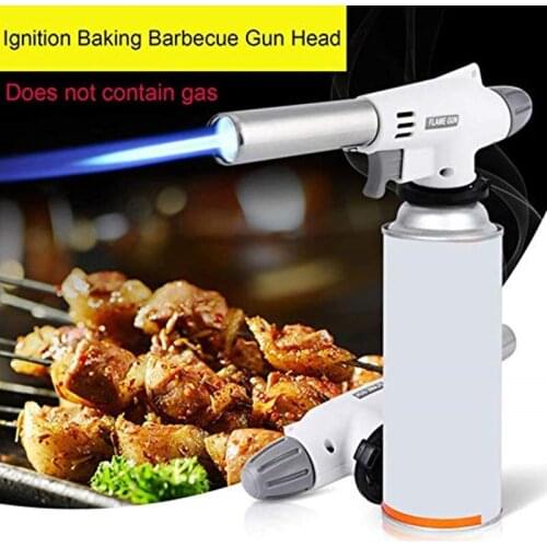 Meetal Flame Gun Welding Stove Gas Torch Lighter Heating Butane Camping Welding Gas Torch Outdoor Equipment For Picnic BBQ Tools