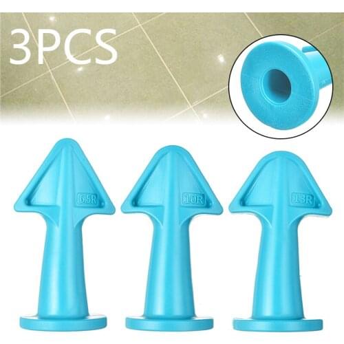 3 in 1 Silicone Caulking Finisher Blue 6.5R 10R 13R Nozzle Plugs Caulk Set Reusable Caulking Remover Hand Tools