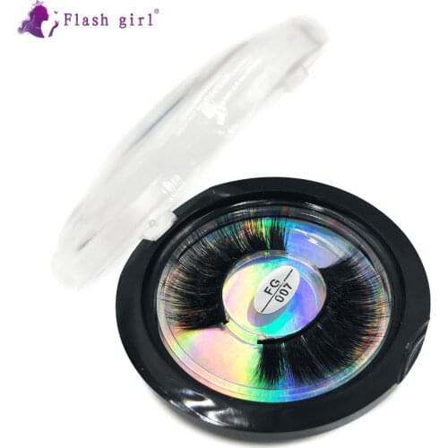 New Hot Sale 3D Mink Eyelashes FG007 Cruelty Free Reusable Natural Full Strip Lashes Makeup Extension Fake Eyelash