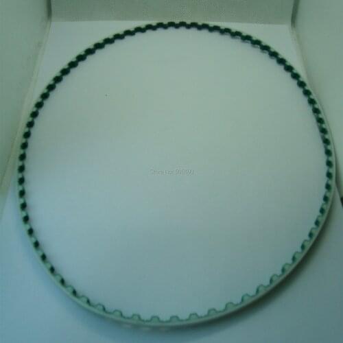 PU 740 T10 round belt PU with steel core timing belt with green cloth on tooth side belt width 5mm sell 2pcs on one pack