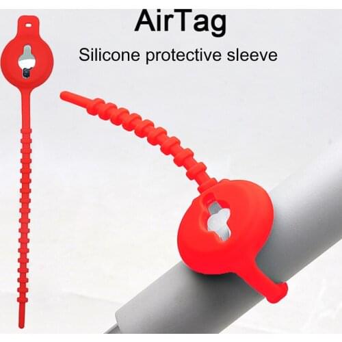 Silicone Bicycle Mount Locator Protective Cover for Airtag Anti-Theft Bike Seat Tracker Positioner Covers Case Cycling