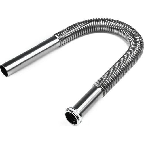 Stainless Steel Corrugated Washbasin Siphon Flexible Sink Drain Device Sink Drain Pipe 800mm High Temperature Resistant