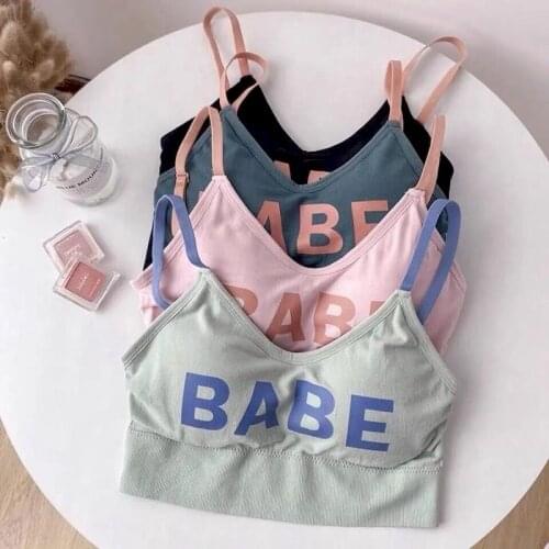 Girls tube top tank underwear beautiful back bra 2021 hot style basic thin corset gathered to prevent sagging wrap chest summer