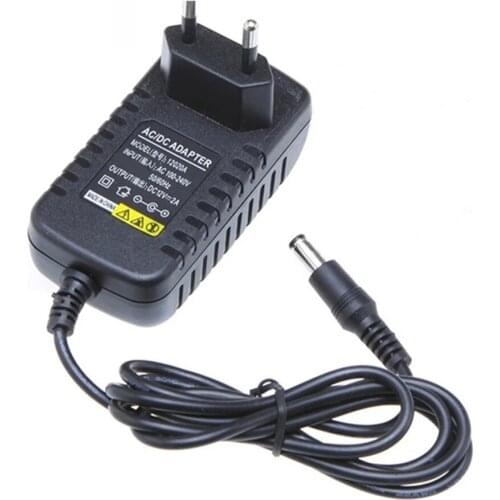 AC 100-240V DC 12V 2A 5.5X2.1mm Universal Power Adapter Supply Charger Adaptor EU US AU/UK Plug for LED Light Strips CCTV Camera