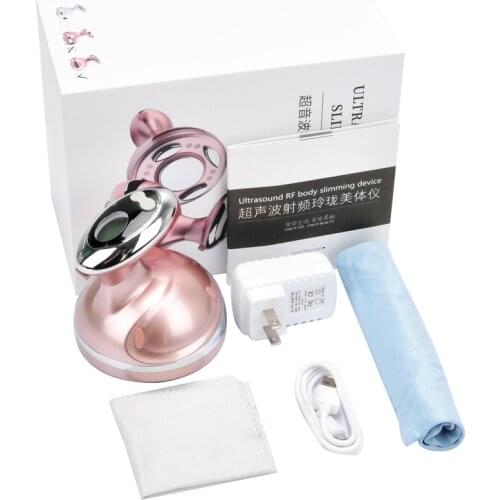 High Frequency RF Cavitation Slimming Massager Ultrasonic Fat Burning Loss Weight Vibrating Device Red Photon Skin Rejuvenation