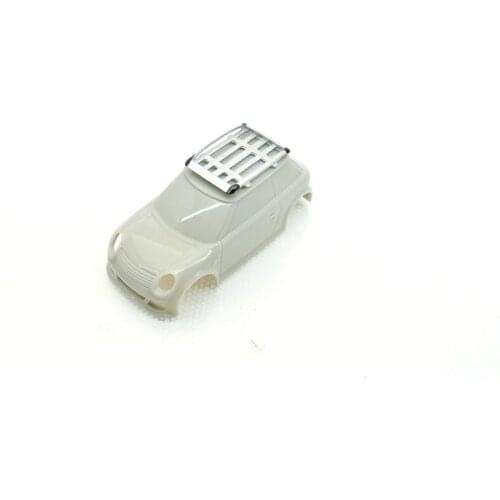 1/76 1:64 remote control mini model car luggage rack top shelf garage scene decoration modification