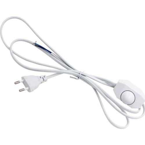 1.8M LED Dimmer Switch Cable Light Modulator Lamp Line Dimmer Controller For Table Lamp EU/US Plug 110V 220V Electricity wire