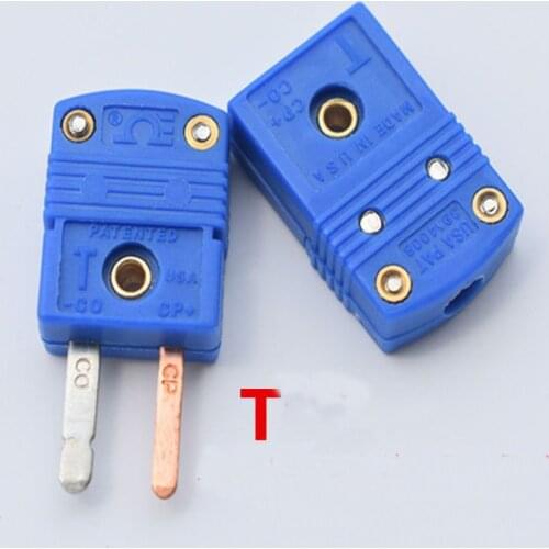 10pc SMPW-T-M/F SMPW-T-M SMPW-F Female male T type socket connector Thermocouple plug original T Type Thermocouple
