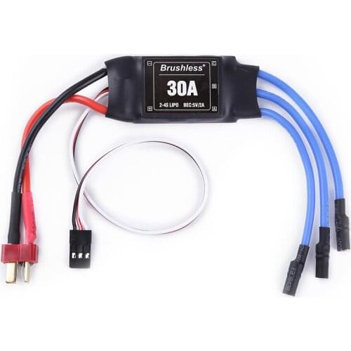 XXD 30A ESC Brushless Motor for RC Helicopter Aircraft Speed Controller 2-4S ESC Brushless Motor Speed Controller RC