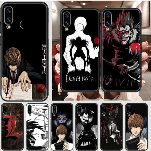 Anime Death Note L Lawliet Phone case For Huawei Honor 6 7 8 9 10 10i 20 A C X Lite Pro Play black 3D funda silicone coque