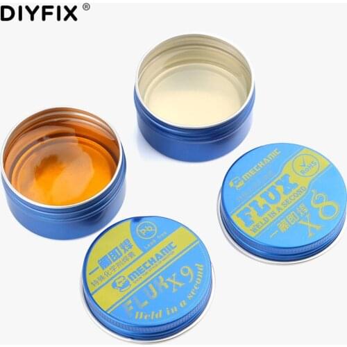 DIYFIX Solder Paste Flux Mild Rosin Environmental Lead-free Halogen-free Soldering Oil Welding Flux Paste for PCB BGA PGA SMD