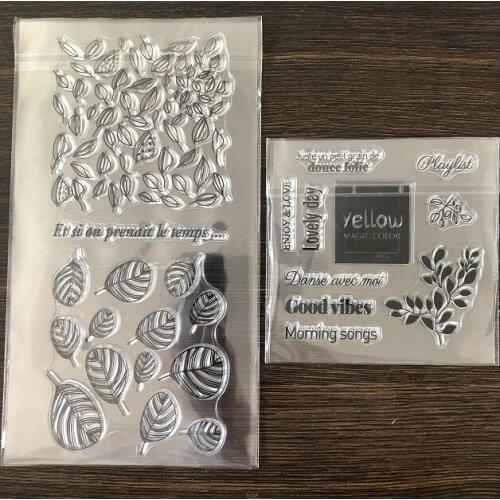 French Transparent Clear Stamp for DIY scrapbooking/Card Making C625