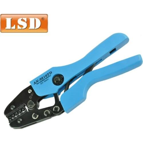 Coaxial crimping tools AN-0510TD for crimping 0.5-10mm2 non-insulated cable links manual crimper