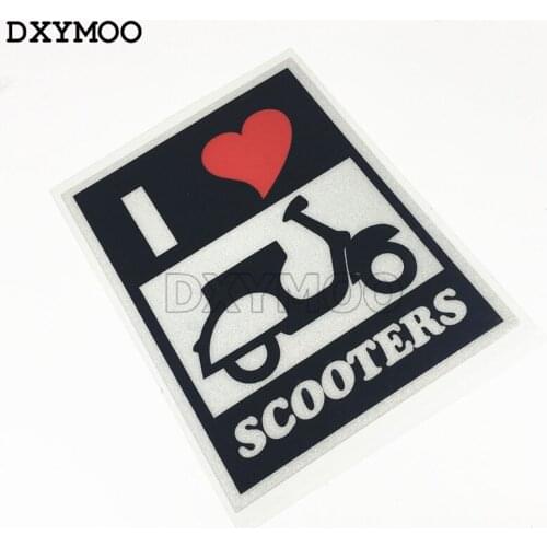 The Game I LOVE MY COOTERS Car Stickers Motorcycle Helmet Auto Window Vinyl Decals for Piaggio 12x9.1cm