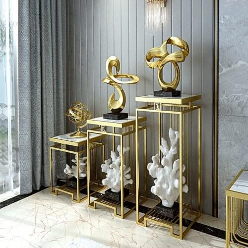 Nordic Wrought Iron Living Room Flower Stand Decoration Indoor Balcony Storage Plant Rack Home Furniture Hotel Floor Plant Shelf